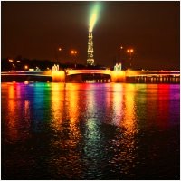Новый год Петербург 2009, несколько фотографий новогоднего Питера и что было на Дворцовой площади