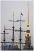 Мачты и колокольня Петропавловского собора