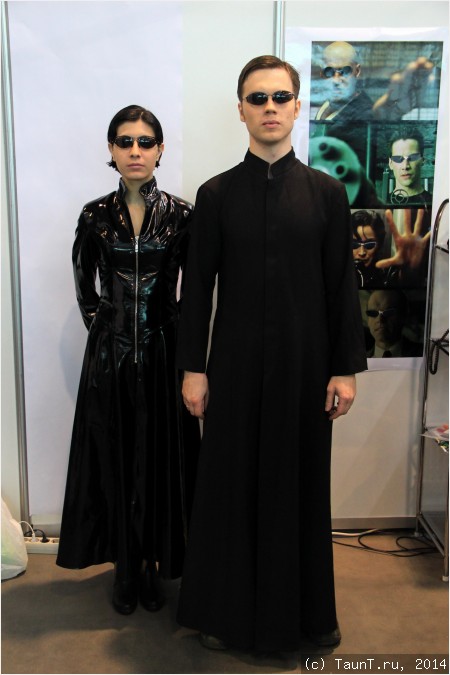 Тринити и Нео из The Matrix