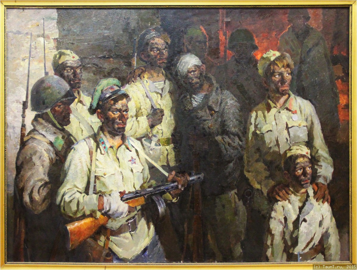 картина Солдаты подземного гарнизона