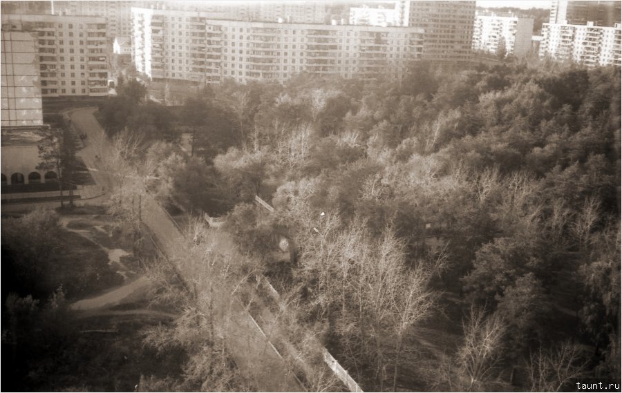 старое фото - Комсомольский парк